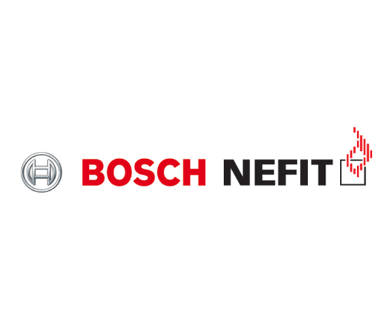 Logo van Bosch Nefit verwarmingsoplossingen